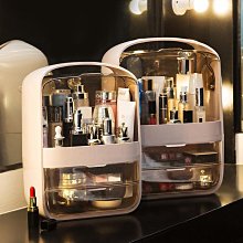 現貨 快速發貨化妝品收納盒桌面護膚品整理盒梳妝臺化妝刷口紅置物架亞克力透嚴 歷史價格詳細信息