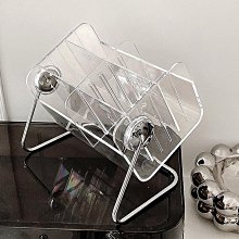 現貨 快速發貨亞克力桌面收納盒透明書桌書架整理盒宿舍梳妝臺化妝品架子置物張 歷史價格詳細信息