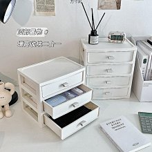 現貨 快速發貨收納盒桌面抽屜式窄長型辦公室桌上置物架防塵柜高書桌小化妝品箱 歷史價格詳細信息