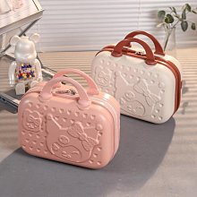 卡通手提箱小型輕便行李箱16寸動漫PC拉鏈化妝包化妝品收納皮箱子 歷史價格詳細信息