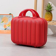 紅色手提行李箱結婚彩禮新款化妝小箱子14寸16子母迷你~規格不同,價格不同~特價 歷史價格詳細信息