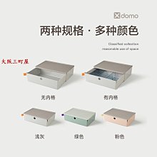 大阪三町桌面收納盒抽屜式大容量置物架辦公桌雜物文具化妝品整理盒儲物箱化妝收納 歷史價格詳細信息