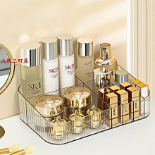 大阪三町化妝品收納盒桌面防塵高級感梳妝臺亞克力置物架抽屜式長方形帶蓋化妝收納 歷史價格詳細信息