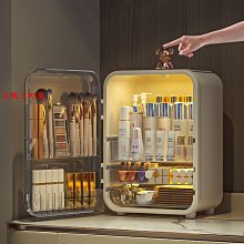 大阪三町化妝品收納盒口紅護膚品化妝盒亞克力桌面置物架梳妝臺大容量防塵化妝收納 歷史價格詳細信息