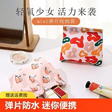 口紅包迷你化妝包女便攜高級感補妝包粉餅化妝品隨身袋收納包小號 歷史價格詳細信息