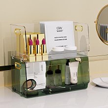 【免運】化妝品收納盒高級感化妝臺防塵護膚品置物架桌面大容量壓克力箱子 歷史價格詳細信息