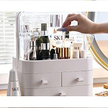 化妝盒抽屜式口紅置物架PP塑料盒化妝品收納盒多功能宿舍護膚整理 歷史價格詳細信息