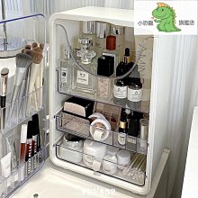 新款桌面收納櫃防塵收納盒海棠玻璃茶具實木質格子桌上手辦杯子 歷史價格詳細信息