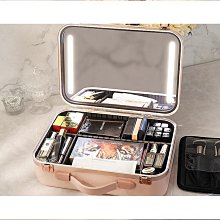 化妝盒收納箱帶燈帶鏡子化妝箱大容量便攜手提化妝品護膚品收納盒跟妝工具箱 歷史價格詳細信息