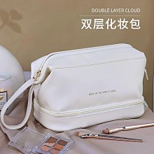 雲朵化妝包 大容量 旅行收納包 盥洗包 多層收納 (三色可選) 歷史價格詳細信息