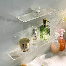 衛生間置物架免打孔洗漱臺輕奢浴室壁掛式洗手間廁所牆上收納架子 歷史價格詳細信息