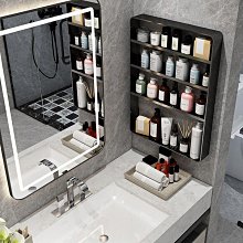 衛生間置物架免打孔洗漱臺輕奢浴室壁掛式洗手間廁所牆上收納架子 歷史價格詳細信息