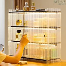 化妝品收納盒防塵桌面護膚品收納箱梳妝臺香水置物架高級感亞克力 歷史價格詳細信息