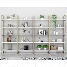 北歐隔斷置物架落地鐵藝書櫃書架組合客廳簡約陳列辦公室展示架子 歷史價格詳細信息