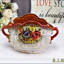 陶瓷瓷花玫瑰擺設結婚送禮心心相印擺件 的 歷史價格詳細信息