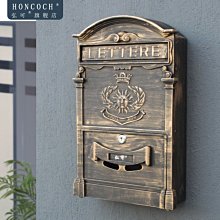 現貨別墅信報箱防雨信箱掛墻室外戶外小號意見箱創意歐式帶鎖郵箱郵筒 歷史價格詳細信息