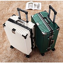 行李箱靜音萬向輪密碼箱女新款2022時尚潮流大容量男皮箱拉桿箱~特價促銷 歷史價格詳細信息