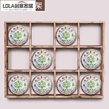 免運-茶餅架實木置物架落地客廳掛墻家用臥室多層收納架新款省空間架子 價格比較,價格查詢,歷史價格詳細信息