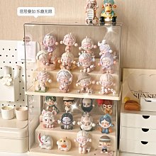 盲盒收納展示架亞克力泡泡瑪特架子模型娃娃陳列架手辦公仔展示柜 歷史價格詳細信息