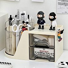 筆筒收納盒旋轉批發創意桌面口紅化妝刷收納筒辦公用品防塵便攜帶 歷史價格詳細信息