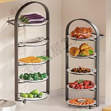 廚房置物架收納神器碗碟餐具夾縫整理整體櫥櫃抽屜儲物盒落地多層帶輪 歷史價格詳細信息