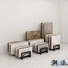 石材小樣品展示架大理石石英石精鋼石色卡玻璃樣品臺面收納展覽架 歷史價格詳細信息