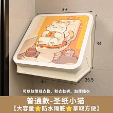 浴室壁畫儲物櫃衛生間廁所可摺疊收納櫃放依菔壁掛式置依架防水 歷史價格詳細信息