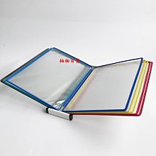 展示架臺式翻頁展示文件夾10頁金屬鐵架A4桌面活頁翻閱資料冊廣告夾橫向10孔活頁文件架菜單展覽宣傳廣告桌面告示夾 歷史價格詳細信息