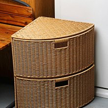 Kens仿藤編購物籃 日式買菜籃子手提花籃編織包野餐籃 寵物水果籃*爆款 歷史價格詳細信息