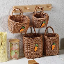 Kens仿藤編購物籃 日式買菜籃子手提花籃編織包野餐籃 寵物水果籃*爆款 歷史價格詳細信息