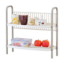 【ikloo】不鏽鋼小頂天廚房雙層置物架 歷史價格詳細信息