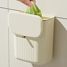 廚房垃圾桶壁掛家用帶蓋收納桶廁所衛生間客廳紙簍掛式廚余衛生桶~晴天 歷史價格詳細信息