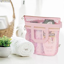 網眼沙灘包手提購物袋大容量健身遊泳玩具洗漱收納袋防水旅行包 歷史價格詳細信息