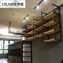 鐵藝懸掛酒架吧檯吊架高腳杯倒掛酒杯架餐廳吊櫃置物架酒吧酒櫃 歷史價格詳細信息