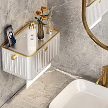 免打孔廚衛不鏽鋼置物架-B款(長款)贈多功能拖把掛勾架 歷史價格詳細信息