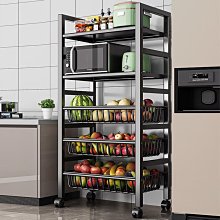 廚房菜籃子置物架多層落地可移動放水果蔬菜收納家用多功能小推車【沃匠家居工具】 歷史價格詳細信息