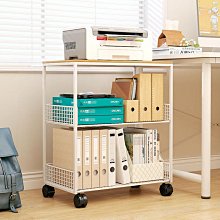 辦公室打印機置物架 落地可移動電腦主機托架 放置櫃實木架子收納 歷史價格詳細信息