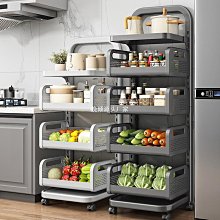 廚房菜籃子置物架多層落地可移動放水果蔬菜收納家用多功能小推車【沃匠家居工具】 歷史價格詳細信息