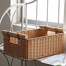 KENS木編附提手收納籃 手工木片編織提籃桌面收納筐水果籃菜籃*爆款 歷史價格詳細信息