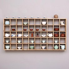 博古架新中式多寶閣紫砂實木茶葉展示櫃客廳古董隔斷置物架陳列櫃 歷史價格詳細信息