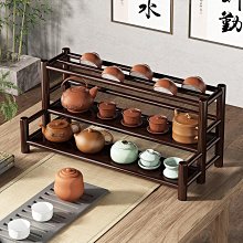 中式多層茶架茶具置物架桌面實木中式博古架新復古擺件收納 歷史價格詳細信息