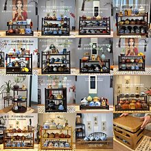 楠竹中式復古實木簡易書架客廳落地書櫃辦公收納博古置物架組合櫃  露天市集  全台最大的網路購物市集 歷史價格詳細信息