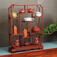 博古架新中式多寶閣紫砂實木茶葉展示櫃客廳古董隔斷置物架陳列櫃 歷史價格詳細信息