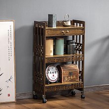 新中式實木多寶閣博古架隔斷書架茶葉架置物架展示架簡約 歷史價格詳細信息