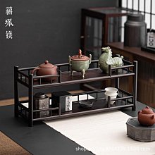 桌面紫砂壺置物架儲物架茶杯架小型博古架中式禪意茶具茶桌擺放架 歷史價格詳細信息