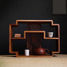 新中式實木置物架書房隔斷博古架收納茶葉店展示架茶葉儲物柜子 歷史價格詳細信息