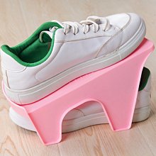 鞋架 塑料 收納架 鞋櫃 鞋子 整理 雙層 防滑 可疊放 鞋收納 分層 鞋托 ❃彩虹小舖❃【A012】雙層鞋架 價格比較,價格查詢,歷史價格詳細信息