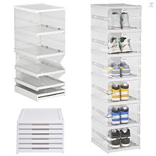 鞋盒 折疊鞋盒 組合鞋盒 摺疊式鞋盒 硬盒 掀蓋式鞋盒 多層鞋櫃 收納盒 一體式折疊鞋架 生活職人【A016】 歷史價格詳細信息