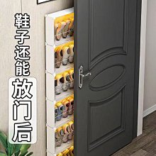 門後玄關鞋架子 簡易家用多層防塵置物鞋架 臥室內門口經濟型宿舍租房鞋櫃神器 歷史價格詳細信息