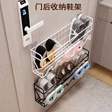 免打孔鞋架 免打孔門後鞋架簡易門口家用室內浴室拖鞋架壁掛式鞋架子收納神器 歷史價格詳細信息